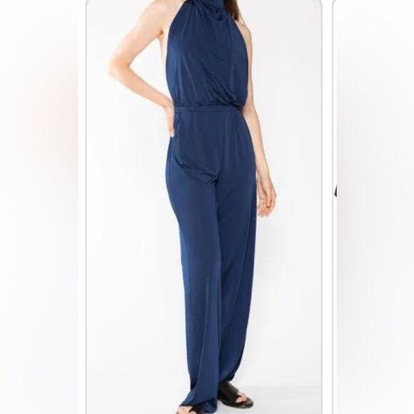 Ripley Rader Navy Backless Halter Jumpsuit Size 2 (Small) - Picture 4 of 10